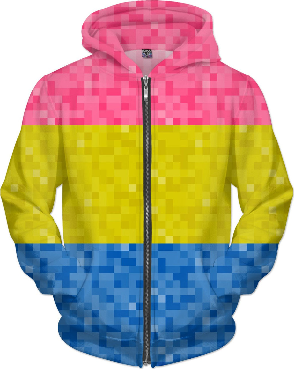 Pansexual Pixel Flag