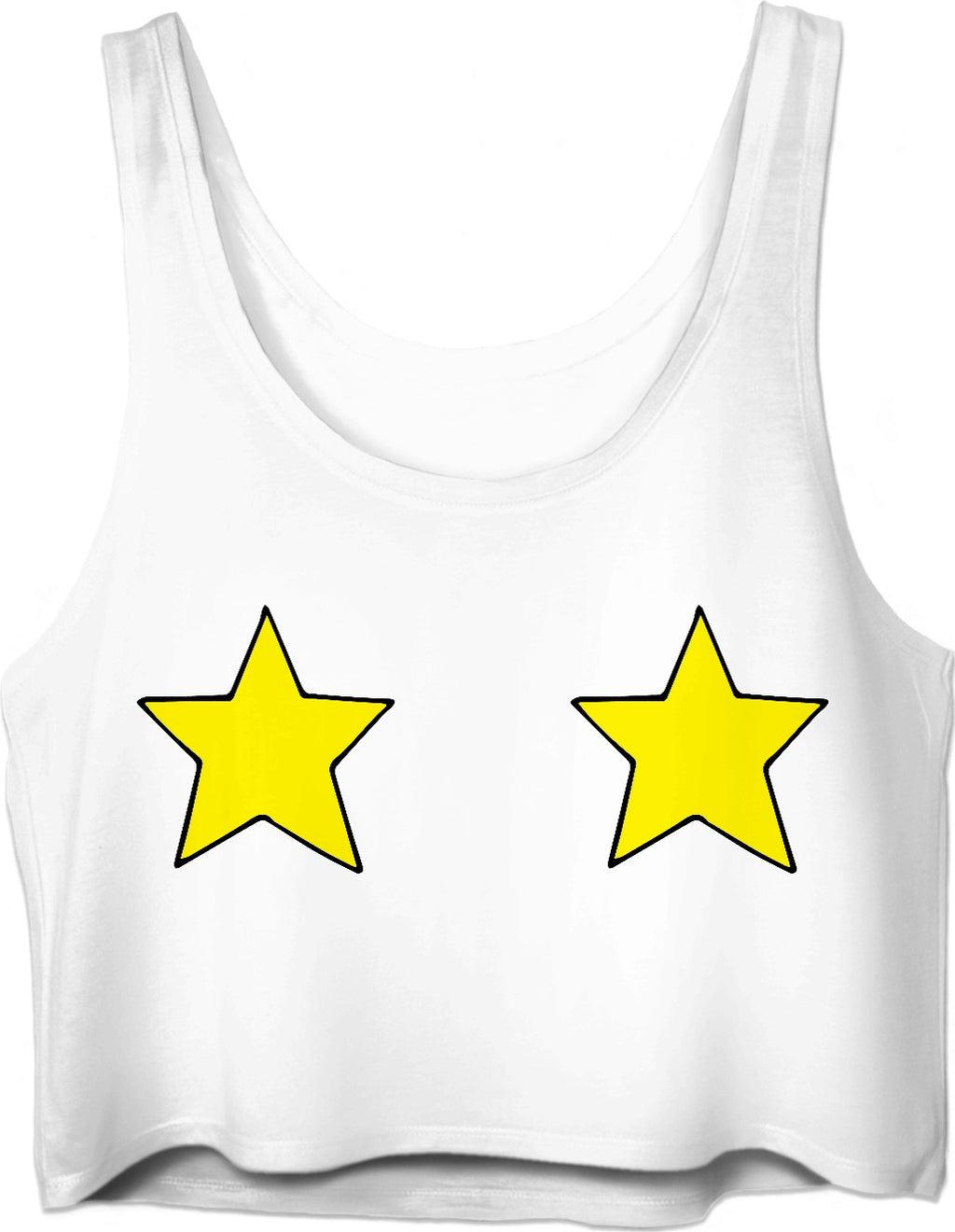 Double Stars Crop Top