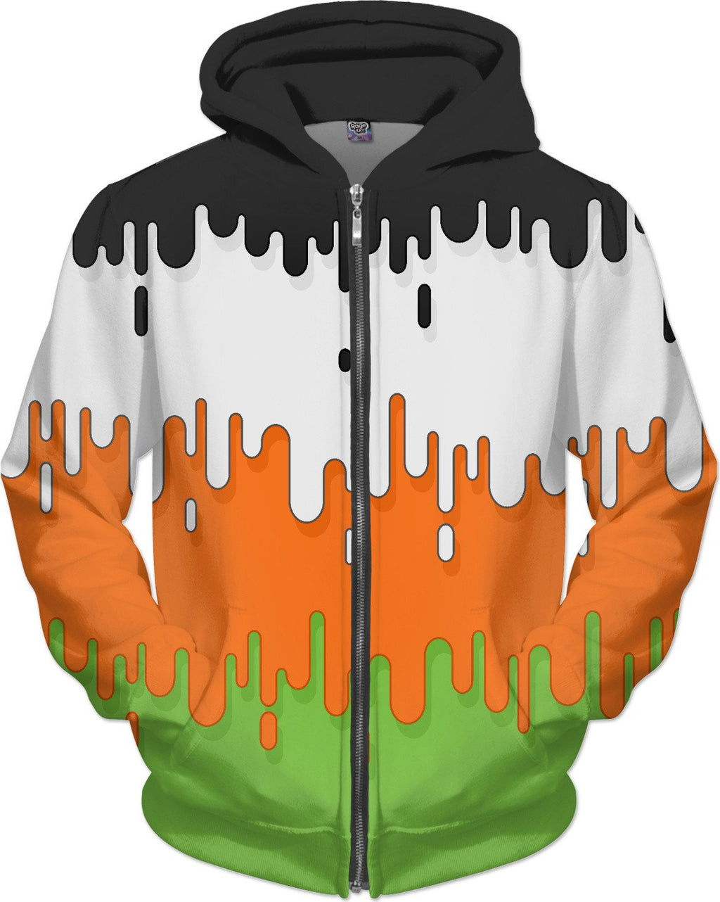 Non-Binary Abstract Drips Flag