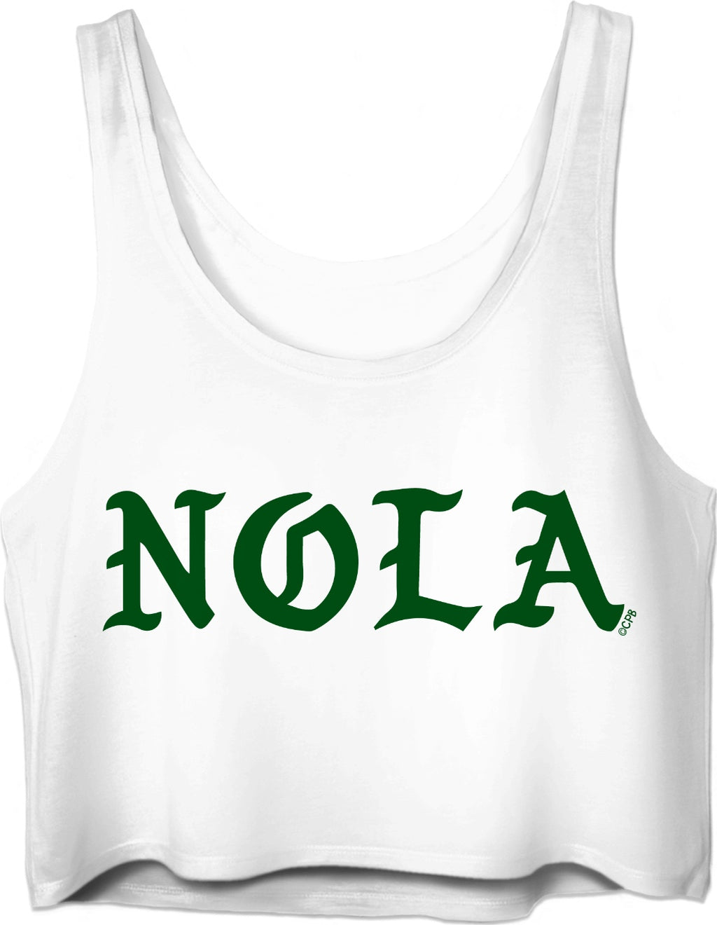 NOLA Green Gothic Crop Top