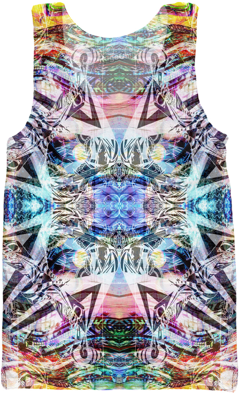 Come Closer White Star Tank Top