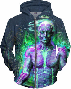 Hyperfuse Meditation - Zip-up Hoodie