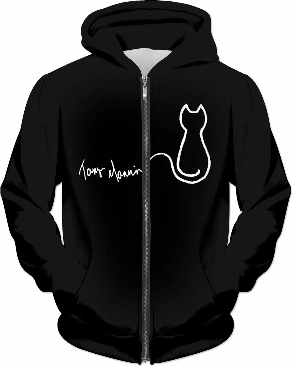 Taryn Manning - Signature Cat Black Hoodie