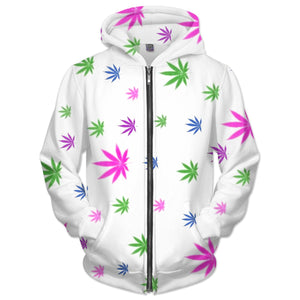 Pretty Pothead Zip-Up Hoodie