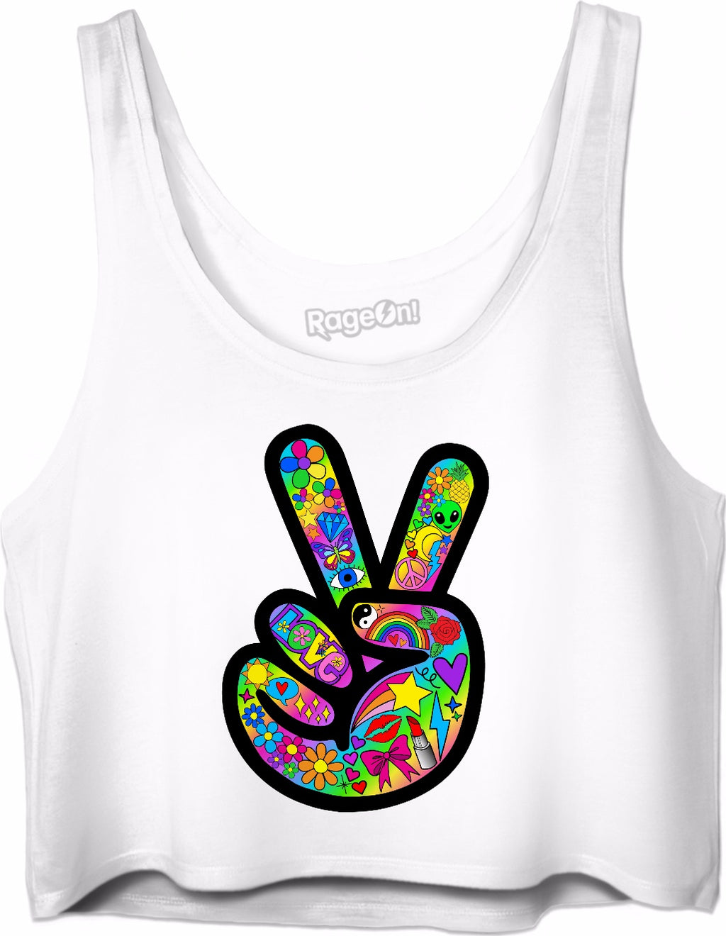 Peace Out Crop Top