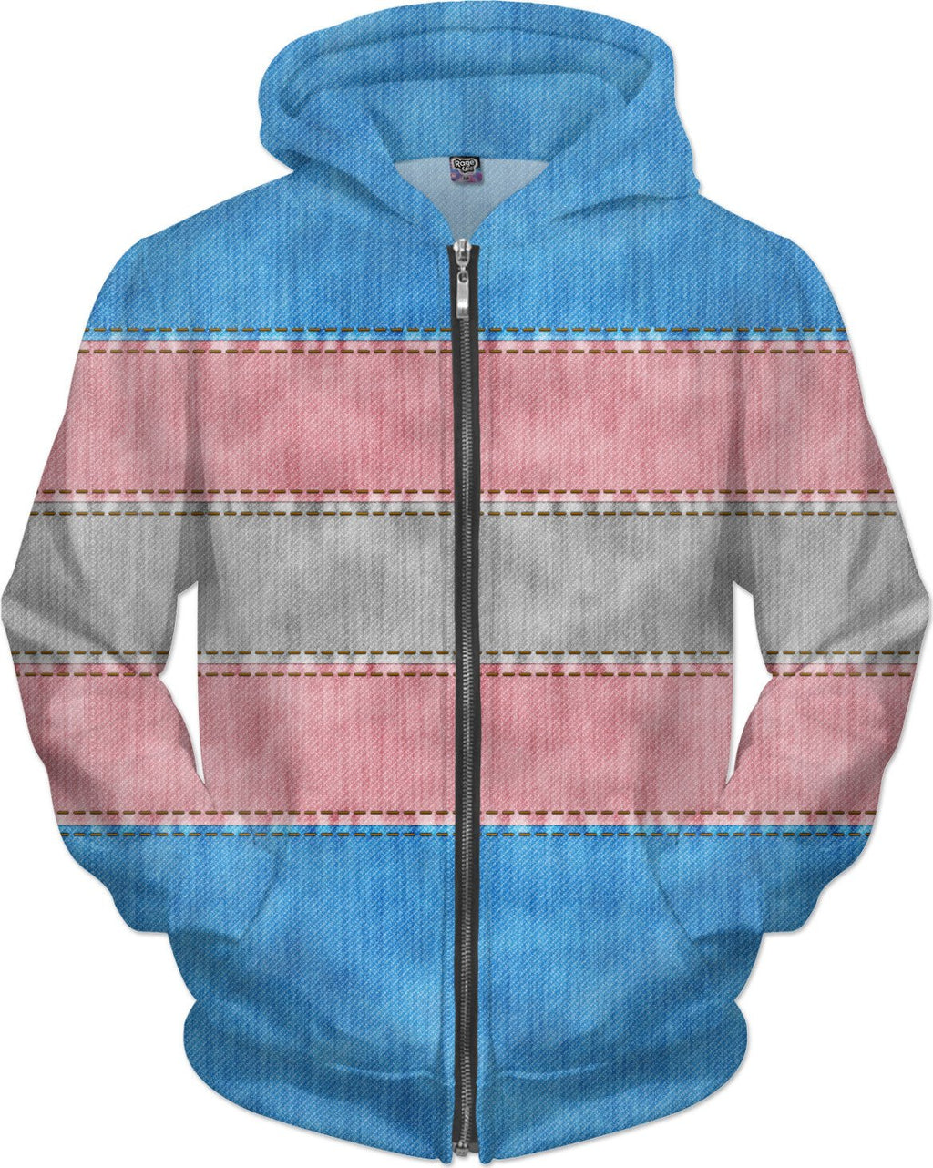 Transgender Denim Flag