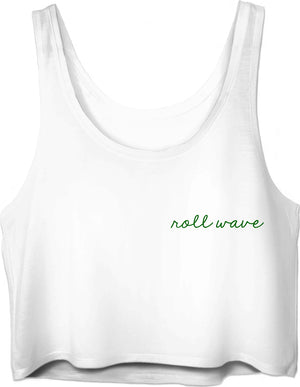 “Roll Wave Small” Crop Top