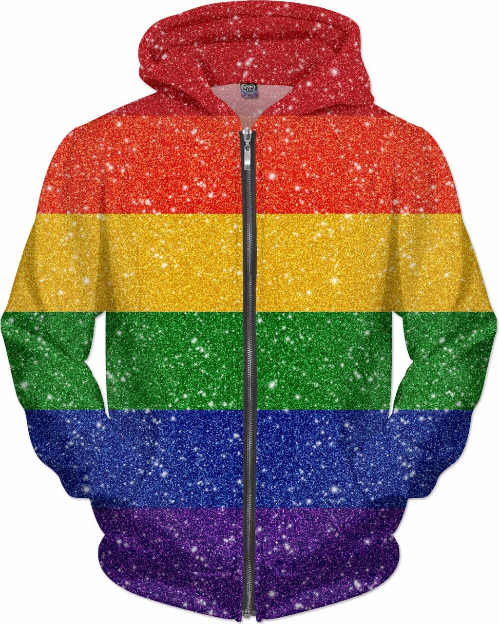 Glitter Rainbow Pride Flag