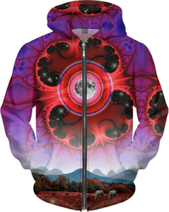 Pomegranate Moon Hoodie