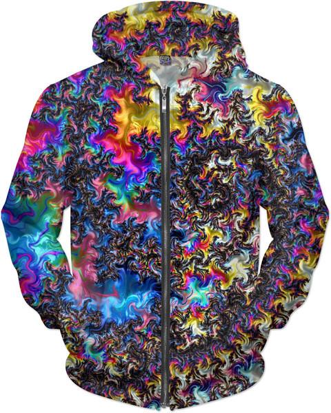 Fractal Acid Hoodie