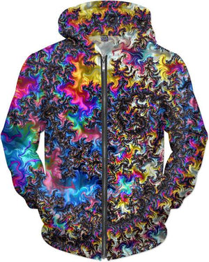 Fractal Acid Hoodie