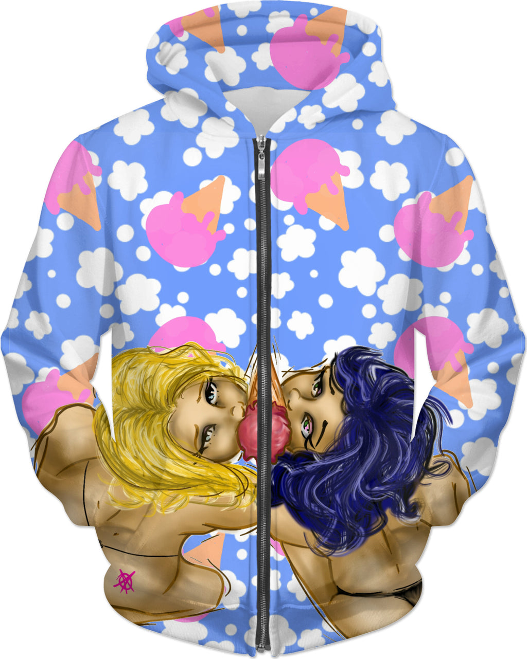 ice cream babe summer fun love