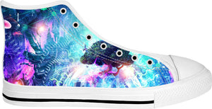 Cosmic Awaken High Top Canvas Shoes