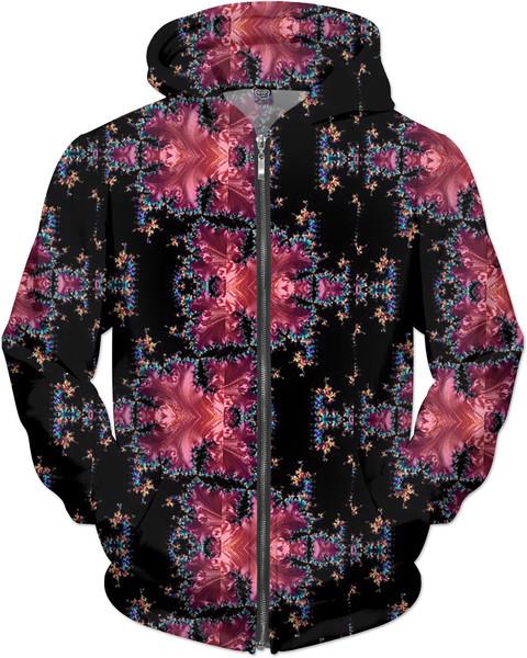 Fractal Face Hoodie