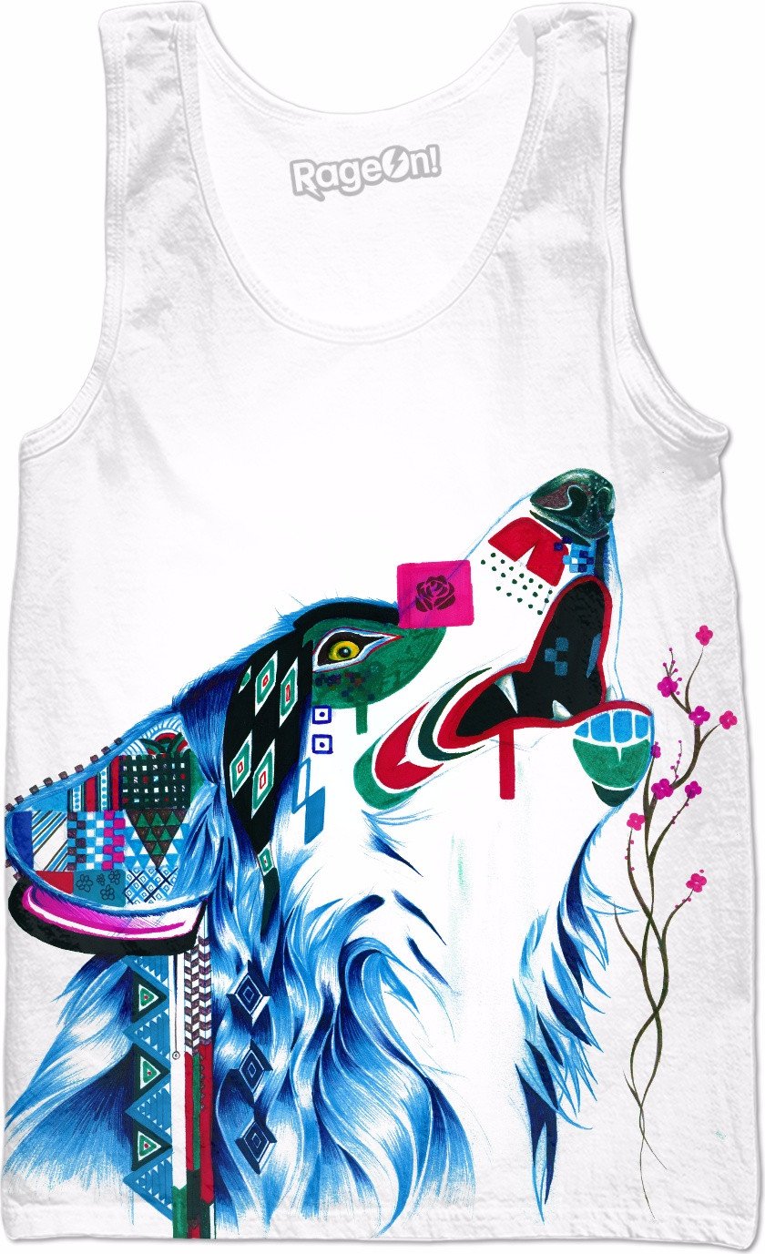 Totem Wolf Classic Fit Tank Top