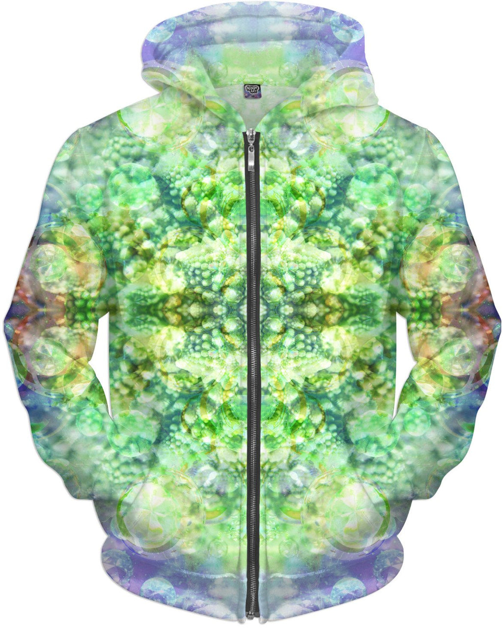 Fractal Bubble Diamonds God 7 Hoodie