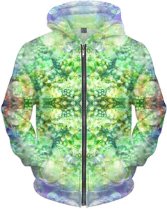 Fractal Bubble Diamonds God 7 Hoodie