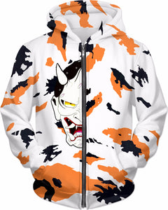 Totem Koi Hoodie with Demon