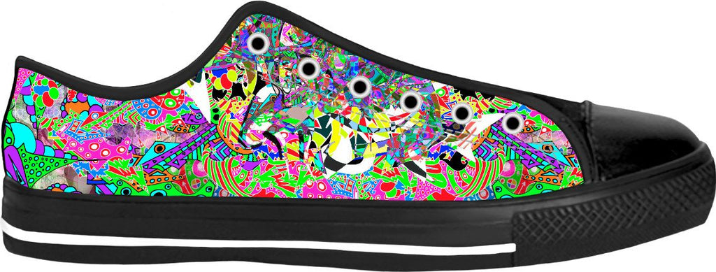 Intergalactic Shock Black Low Tops