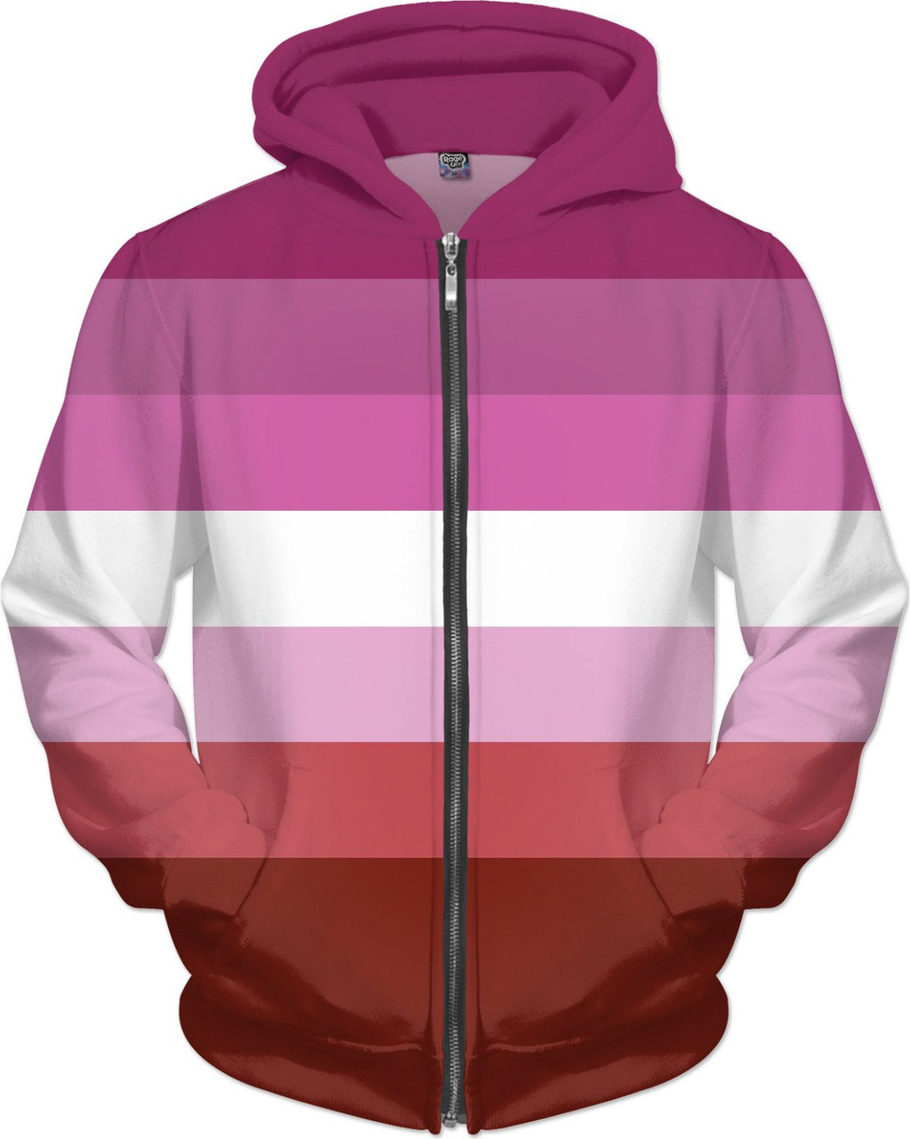 Solid Lipstick Lesbian Pride Flag