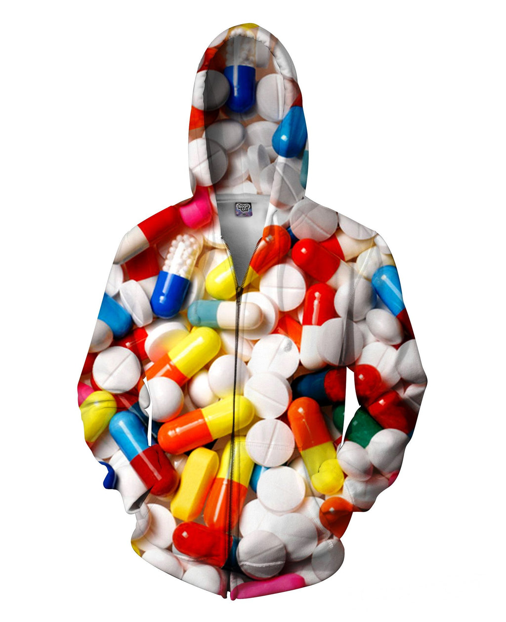 Pills Zip-Up Hoodie