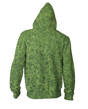 Grass Zip-Up Hoodie