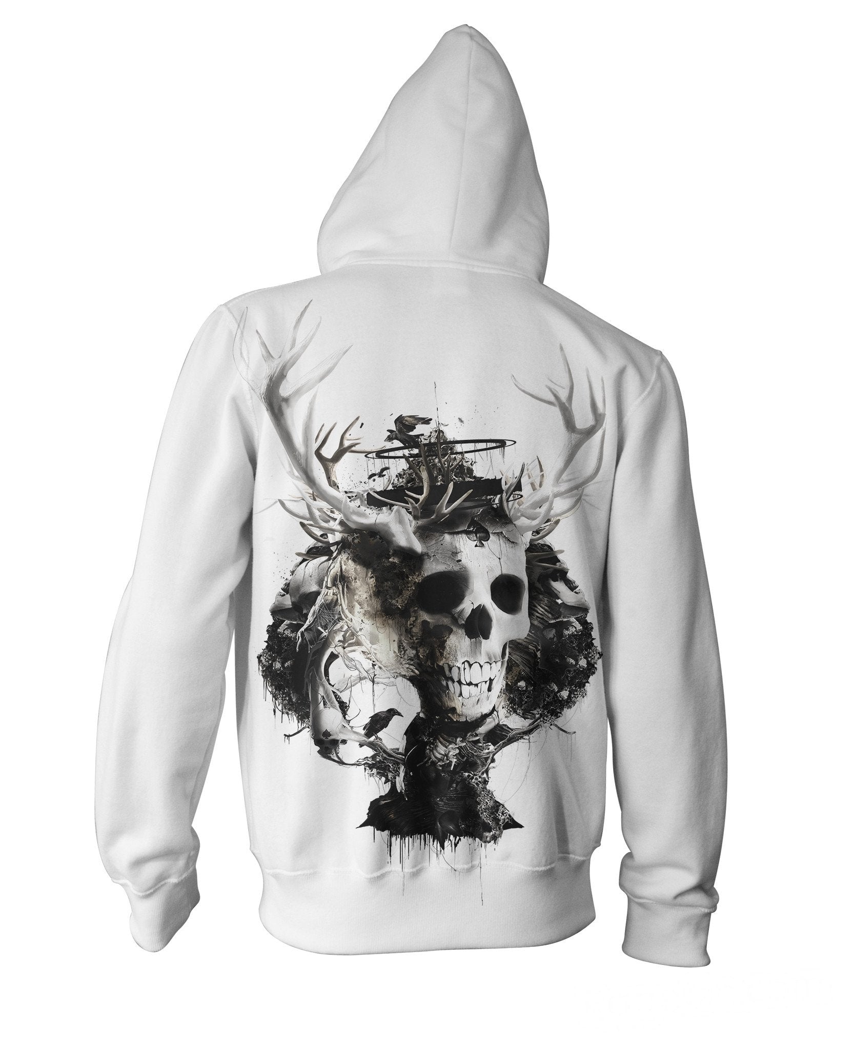 King of Spades Zip-Up Hoodie