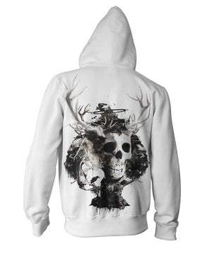 King of Spades Zip-Up Hoodie