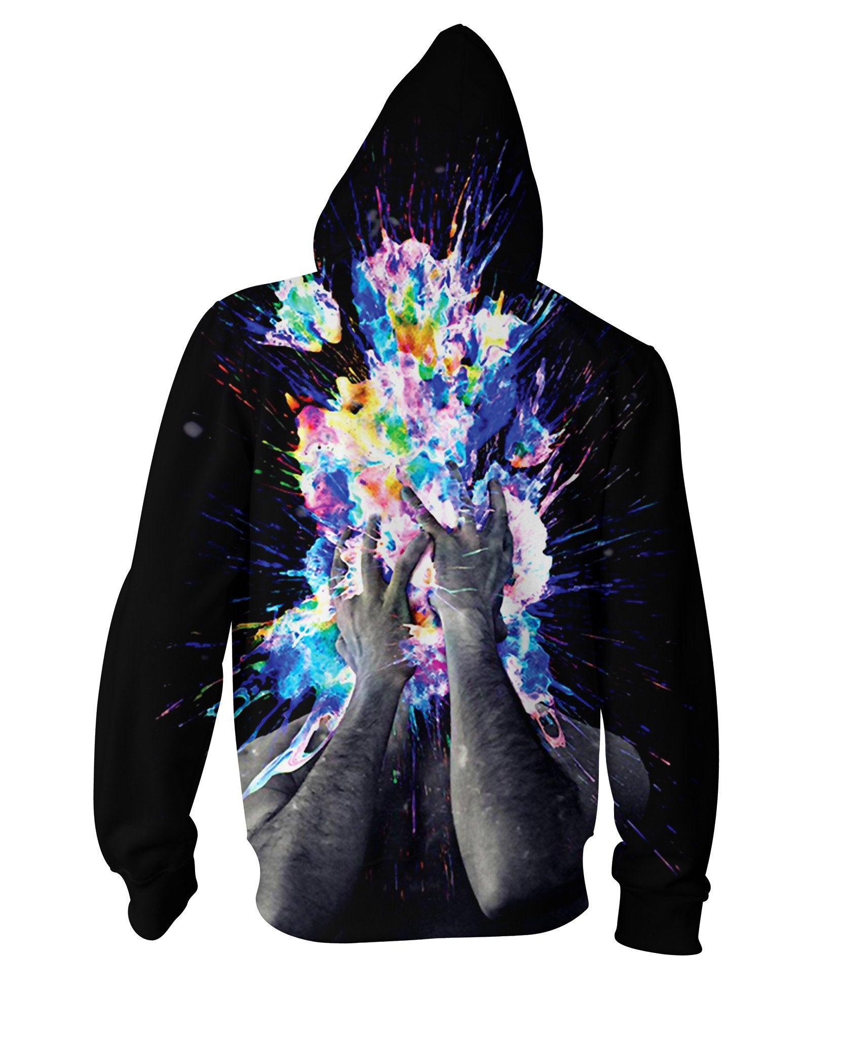 Artistic Bomb Zip-Up Hoodie