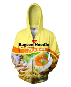Perez Hilton Noodle Zip-Up Hoodie