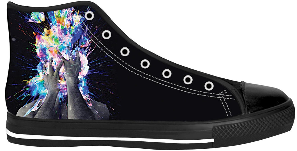 Artistic Bomb Black Sole High Tops