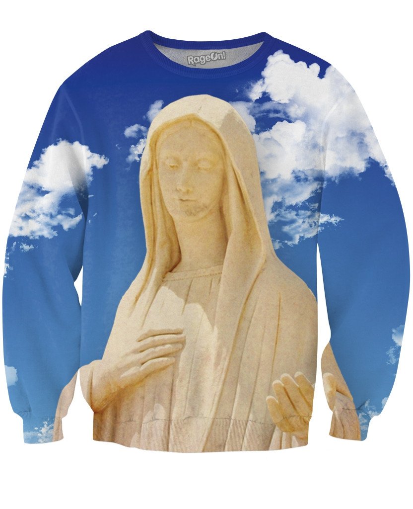 Virgin Mary Crewneck Sweatshirt