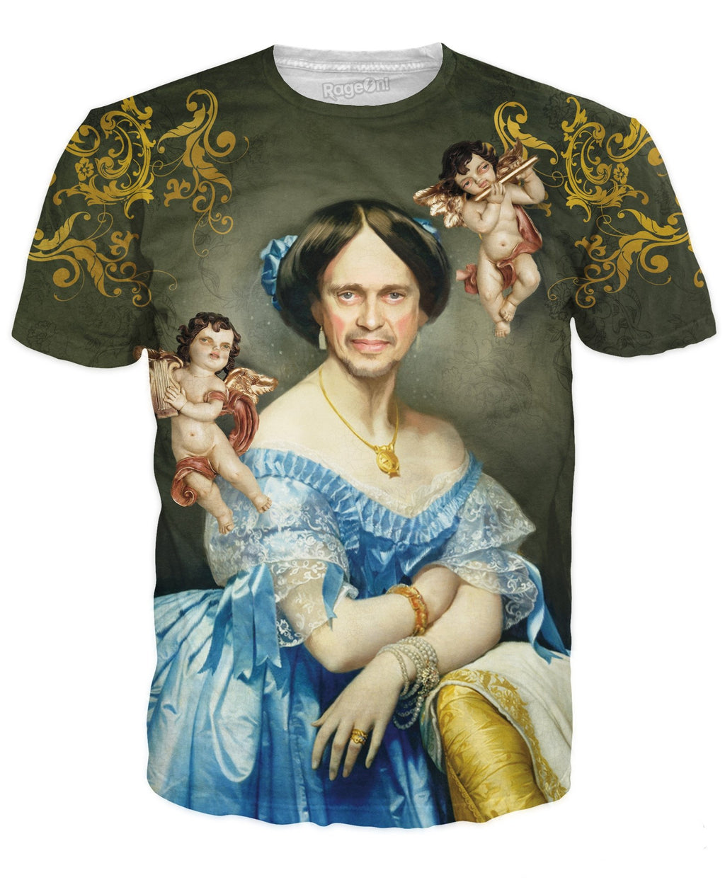 The Virgin Buscemi with Cherubs T-Shirt