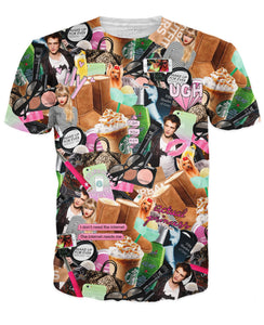 White Girl Collage T-Shirt