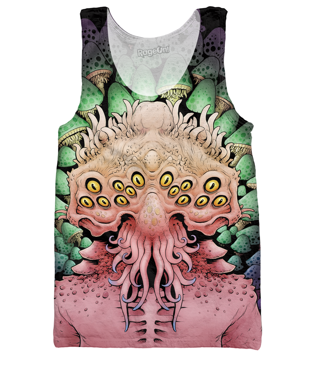 Multi Dimensional Mushrooms Tank Top
