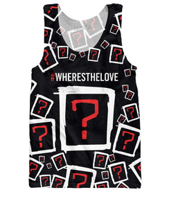 Where's the Love Collage Tank Top