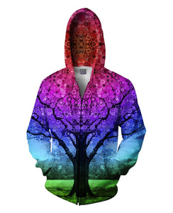 Star Tree Zip-Up Hoodie