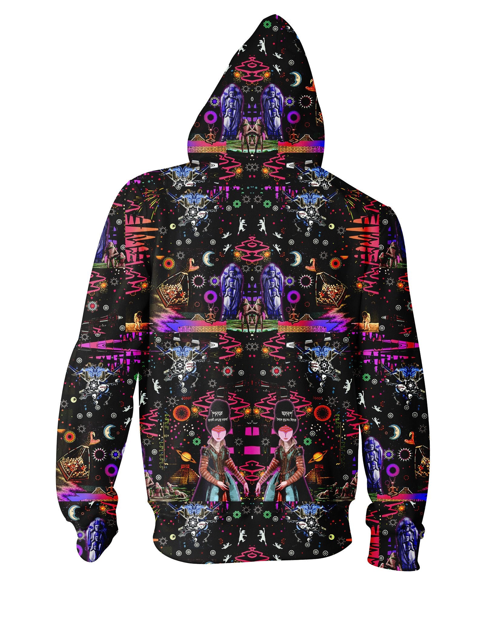 Interstellar Echolocation Zip-Up Hoodie