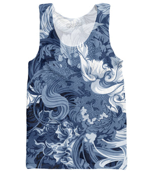 Abundantia Blue Tank Top