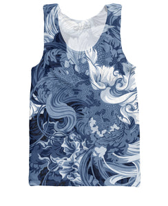 Abundantia Blue Tank Top