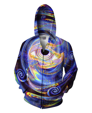 Gaze Into Eternity Zip-Up Hoodie