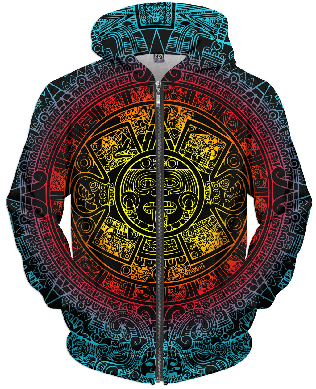 Mayan Zip-Up Hoodie