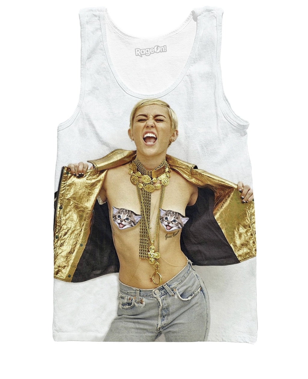 Perez Hilton Rage With Miley Tank Top