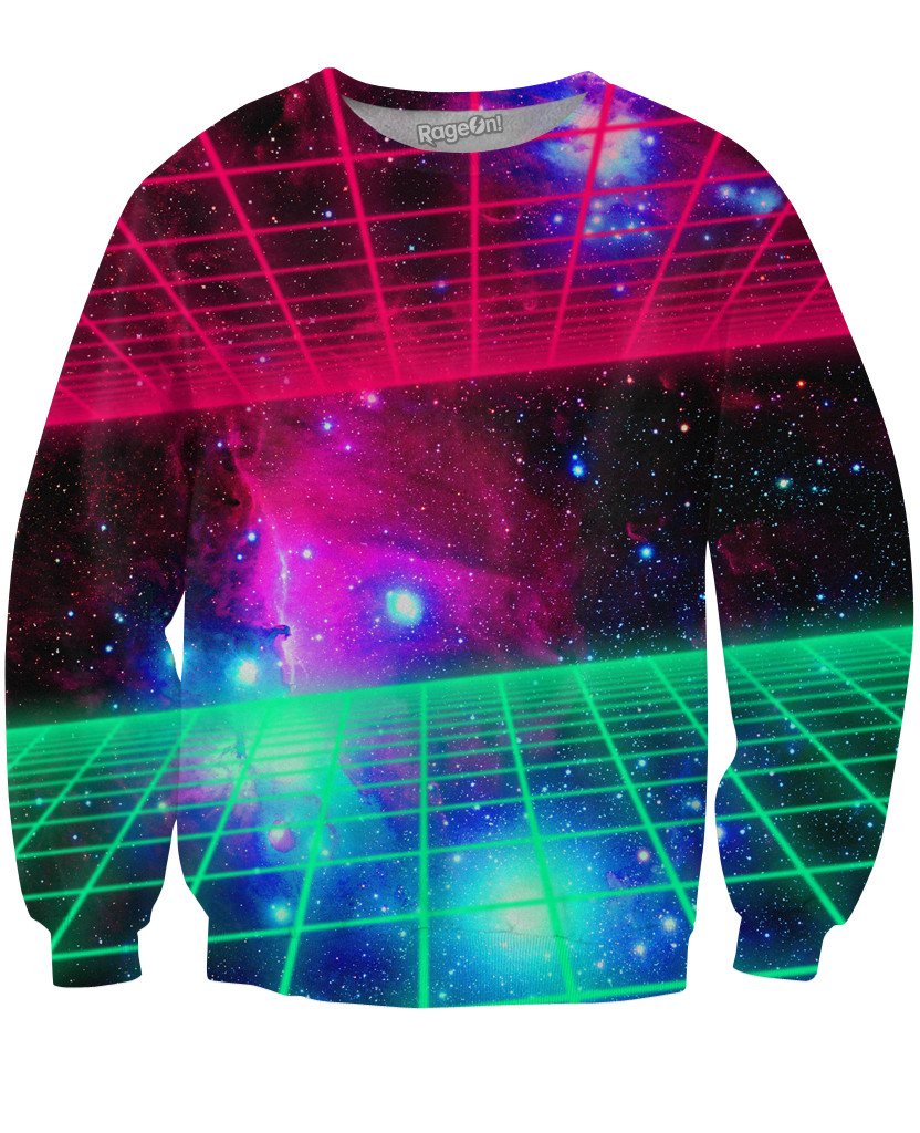 Space Grid Crewneck Sweatshirt