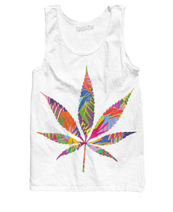 Weed Leaf Tank Top