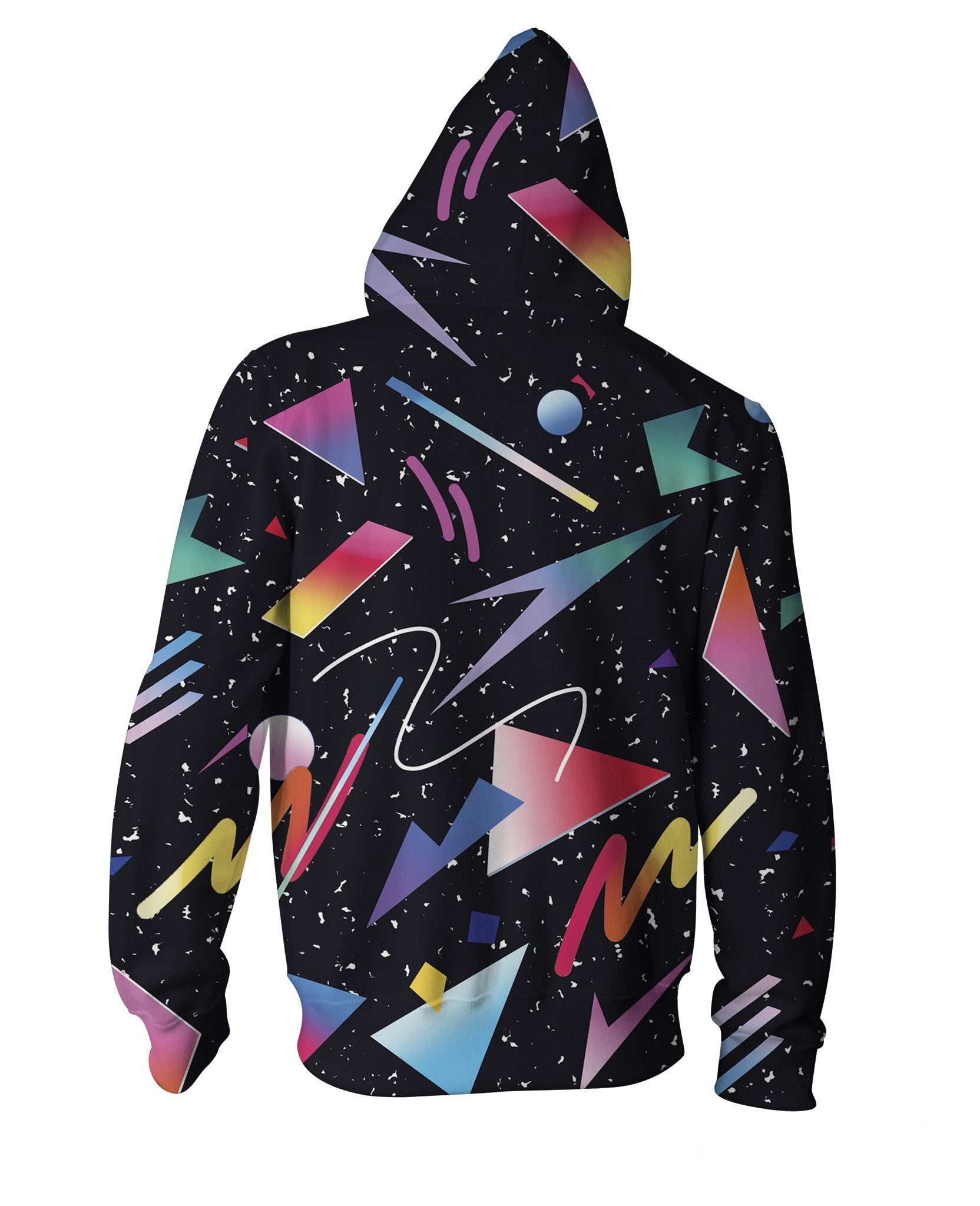 Galaxy Shapes Zip-Up Hoodie