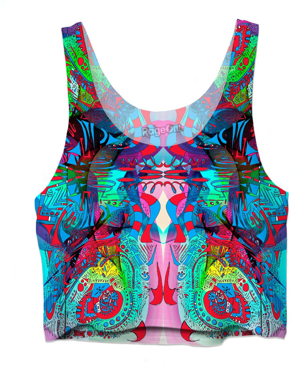 Hyperdimensional Butterfly 3 Crop Top