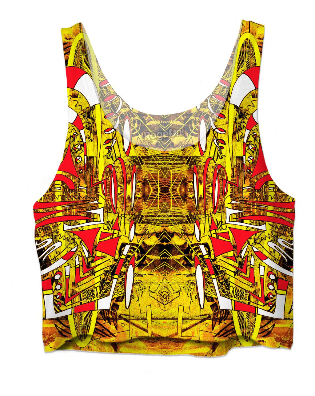 Mathematical Gears 3 Crop Top