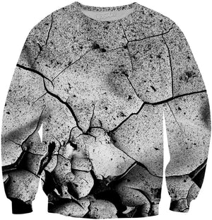 Abstract Cracks Sweatshirt