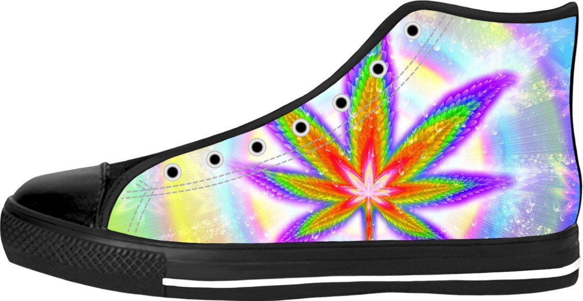 Cannabliss Black High Tops